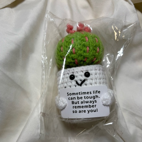 Other - Positive Message Crochet Succulent